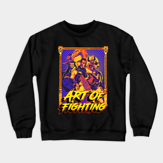 Fist of Dragon and Tiger Crewneck Sweatshirt by Secret Stash